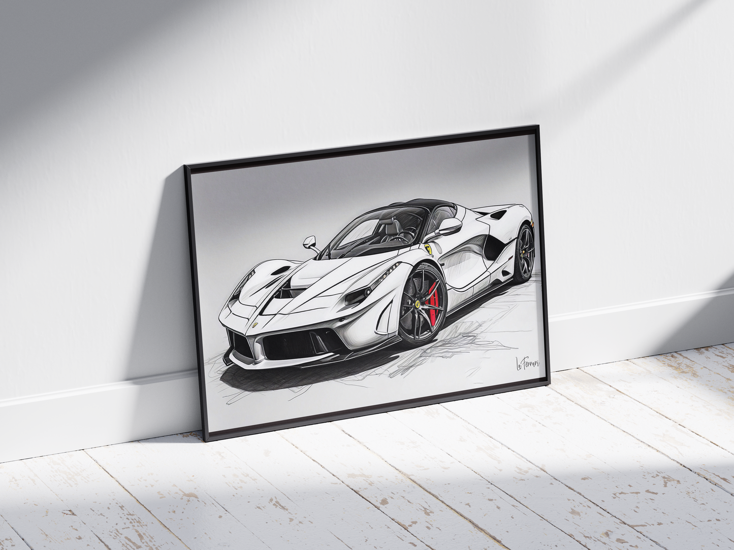 Plakat LaFerrari Szkic