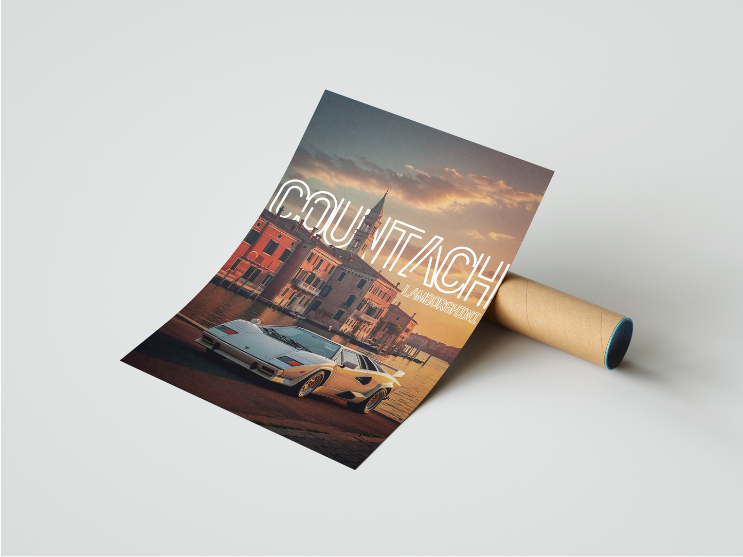 Plakat Lamborghini Countach+