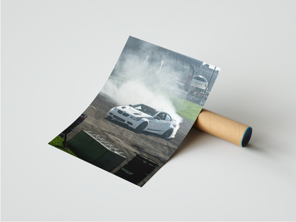 Plakat BMW E92 Drift