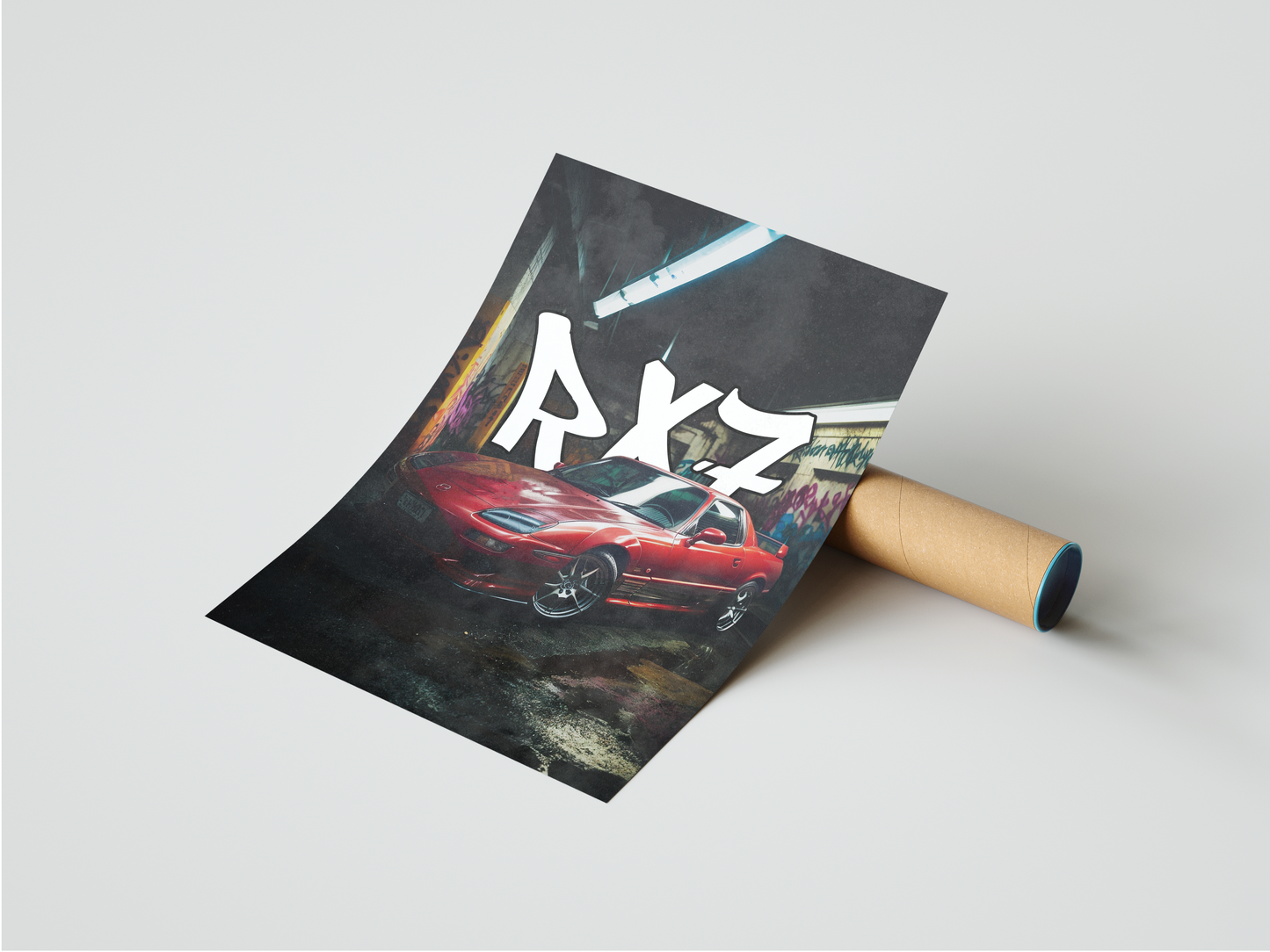 Plakat Mazda RX7+