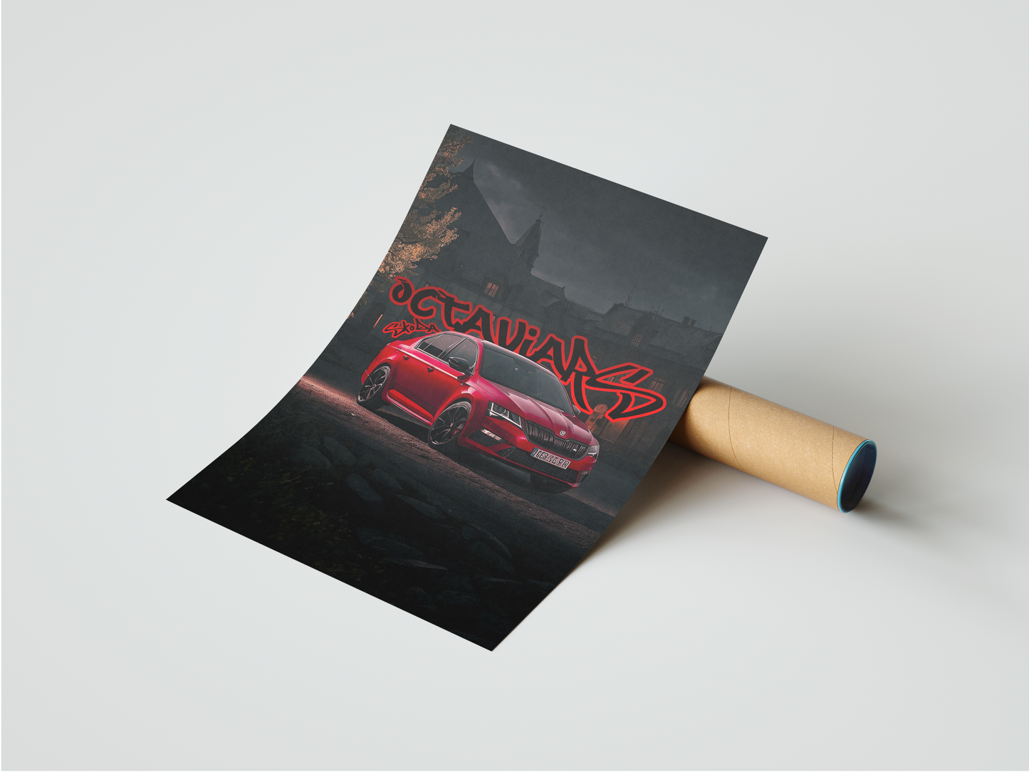 Plakat Skoda Octavia RS+