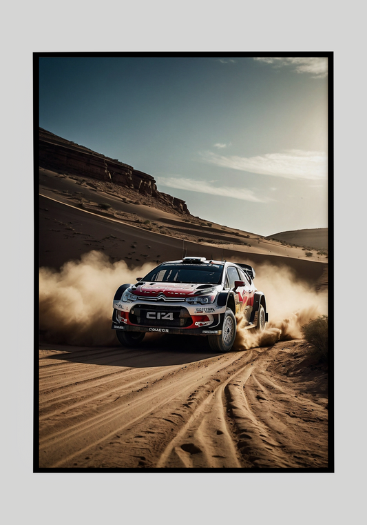 Plakat Citroen C4 Rally